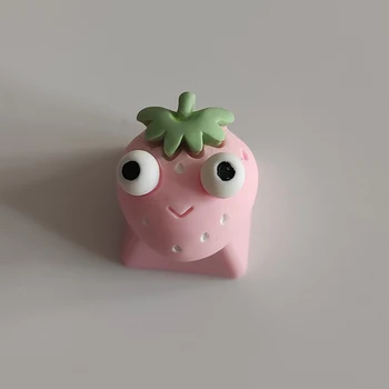 DIY Galvenie klp augļu tastatūras keycap personības dizains Cute rozā Q Meng karikatūra pielāgot keycaps Cherry MX axi