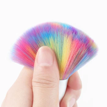 Mix-color Nail Art Brush, Akrils UV Gēla Pulveris Putekļu Noņemšanas Tīrīšana Mīksto Rīki Pulveris Noņemšanas, Tīrīšanas Birste Līdzeklis maquillaje