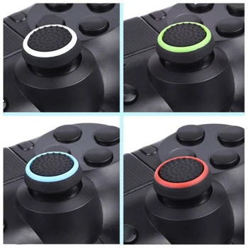 Silikona Stick Grip Kursorsviru Klp Segtu 4gab / 10Pcs Kontrolieris Īkšķi Analog PS3 PS4 vai Xbox Viena Spēle Kontrolieriem Piederumu
