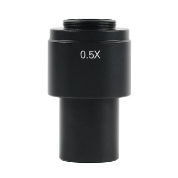 Tālummaiņas C mount adapteri Objektīvu 0.35 X 0,5 X 1X Nozares Mono Objektīvs 10.A X 0.7~4.5 X Kamera Okulāra objektīva Nozares Mikroskopa Objektīva