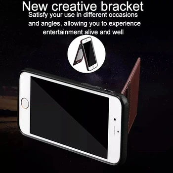Ādas Maks Gadījumā Luksusa Maku iPhone 11 12 Pro XS Max mini XR X 6s 6 7 8 Plus Seifs Kartes Slots Triecienizturīgs Uzsist Atpakaļ Vāciņu