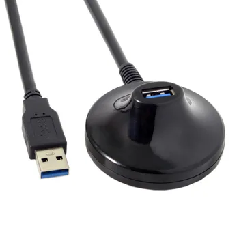 0,8 m Darbvirsmas USB 3.0 Tipa Sieviešu un Vīriešu Paplašinājumu Datiem, Uzlādes Kabeli ar Statīvu Bāzes Aizsargātas