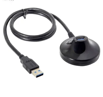0,8 m Darbvirsmas USB 3.0 Tipa Sieviešu un Vīriešu Paplašinājumu Datiem, Uzlādes Kabeli ar Statīvu Bāzes Aizsargātas