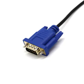 1/1.8/3/5M HDMI saderīgu HDMI Kabeli-savietojams Ar VGA Ar HD Audio Adaptera Kabelis HDMI-saderīgam AR VGA Kabeli dropshipping