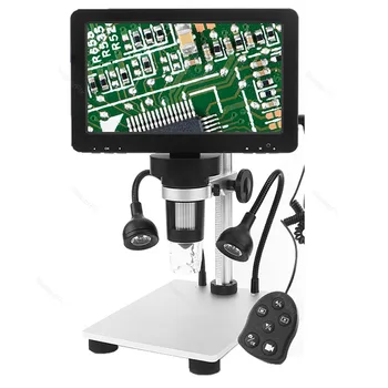 1-1200X Digitālie Elektroniskie Mikroskopi Liels LCD Displejs 600X 1000X Nepārtrauktu Amplifikācijas Lupa, lai Lodēšanas Instrumenti