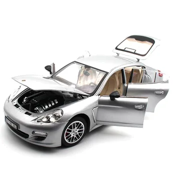 1:18 Simulācijas sakausējuma sporta auto modeli Porsche Panamera ar Stūres vadības priekšējo riteņu stūres rotaļlieta Bērniem