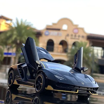 1:32 Lamborghini Centenario LP770 Sporta Sakausējuma Auto Modelis Lējumiem & Rotaļu Transportlīdzekļiem, Metāla Automašīnas Modeļa Simulācijas Skaņas, Gaismas Bērni, Dāvanu