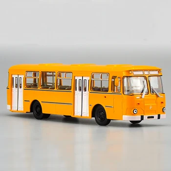 1/43 mēroga krievu Autobusu Metālu Sakausējumu, bez pēdām Autobusu auto Modelis Lējumiem Modeli, Bērnu Auto Rotaļlietas, instrumenti, Dāvanu Kolekcija displejs