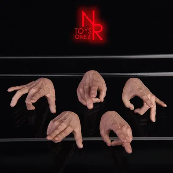 1/6 NRTOYS NR14 Vīriešu Zelta Pirksts Rokās Modelis Rotaļlieta Fit 12