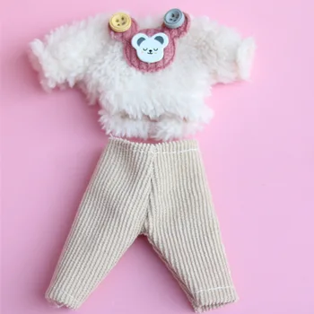 1/8 Bjd Aksesuāri Baby Lelle Drēbes 16cm Lelle ir Uzvalks Saģērbt OB11 DIY Rotaļlietas Meitene, Rotaļlietas, Bērnu Dzimšanas dienas Dāvana