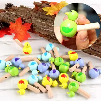 1 GAB Bērniem Svilpe Rotaļlietas Cute Mini Krāsains Zīmējums Putnu Modelis Svilpe Mūzikas Instrumentu Izglītību Bērniem Rotaļlietas Kawaii rotaļlietas