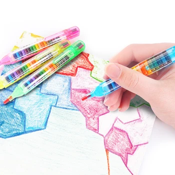 1 Gab. Radošo 20 Krāsas, Pastelis Studentu Zīmējumu, Krāsu Zīmuļa Multicolor Mākslas Kawaii Rakstīšanas Pildspalva Dāvanu Bērniem Skolas Kancelejas piederumi