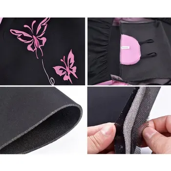 1 Nosaka universālā Butterfly Modes Stila Priekšā, Aizmugurē Universal Car Seat Covers Luksusa Cute Rozā auto stils