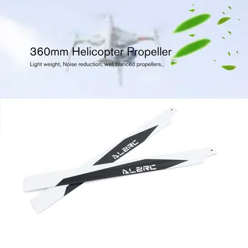 1 Pāris 3770mm Helikoptera Lāpstiņu Propellers RC Daļas, Oglekļa Šķiedras Galvenais Lāpstiņu Propelleri 3D Lidojumu Bradāt par RC Helicopter