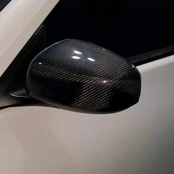 1 Pāris Atpakaļskata Spogulis, Pārsegs, Oglekļa Šķiedras Sānu Atpakaļskata Spogulis Vāks Vāciņš priekš Nissan 370Z Z34 2009-2019