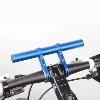10 CM/20CM oglekļa šķiedras velosipēdu stūres extender kalnu velosipēdu lukturu turētājs alumīnija sakausējuma klipu lukturīti piederumi