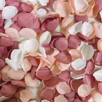 100 Gabali/maiss Roku darbs Ir 2021. Jaunas Rožu Ziedlapiņu Kāzu Sprinkles Viskozes Ziedu Apdare