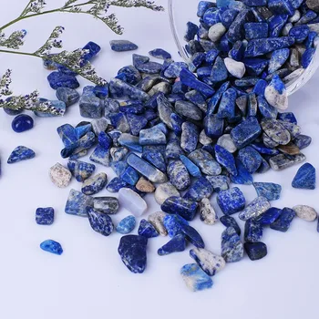 100g Lapis Lazuli Grants Dabiskā Kristāla Atmagnetizēt Mikroshēmas 4 izmēri Dziedinošo Enerģiju akmens Akvāriju Mājas Dekoru Iežu Minerālu
