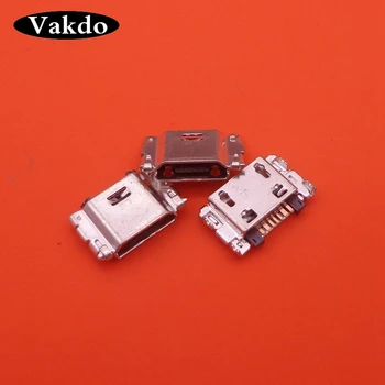 100gab Mikro Mini USB Ligzda Ligzda Savienotājs Uzlādes Ports Samsung I739 I9128v I759 I9128 J1 Mini J3 J300 J4 J400 J5 J500