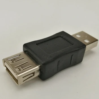 100pcs/daudz 90 180 Grādu USB 2.0 Sieviešu un Vīriešu Adapteri USB 2.0 AM/AF Savienotāju Klēpjdatoru, Datoru, Notebook