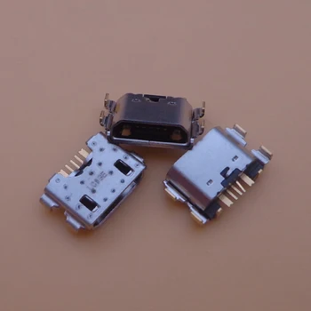 100PCS/Daudz Micro USB Ligzdu Xiaomi Redmi 6A 7 / Redmi 6 Pro / Mi Spēlēt USB Uzlādes Ligzda Port Savienotājs Nomaiņa