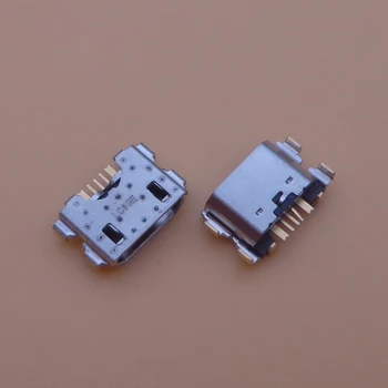 100PCS/Daudz Micro USB Ligzdu Xiaomi Redmi 6A 7 / Redmi 6 Pro / Mi Spēlēt USB Uzlādes Ligzda Port Savienotājs Nomaiņa