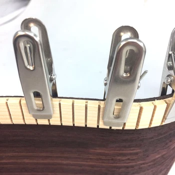 100x ģitāra lentes iekšpusē saistošu egles koka kastīšu uzliku luthier 370x17x4mm celtnieks