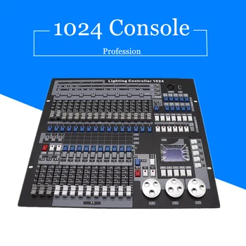 1024 konsoles ar pamācību DMX512 apgaismojums kontrolieris DJ disco party dejas profesionālās plānošanas
