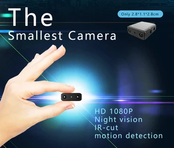 1080P HD Mini Kameras XD IS SAMAZINĀT Videokamera Infrasarkano Nakts Redzamības Pen Fotokameru, videokameru, Kustības detektors Mikro wifi Cam pk sq11