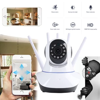 1080P IP Kameras WIFI Bezvadu Smart Mājas Drošības Kameru Novērošanas 2-Way Audio CCTV Pet Kameru Baby Monitor IS Waterproof Cam