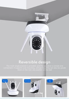 1080P IP Kameras WIFI Bezvadu Smart Mājas Drošības Kameru Novērošanas 2-Way Audio CCTV Pet Kameru Baby Monitor IS Waterproof Cam