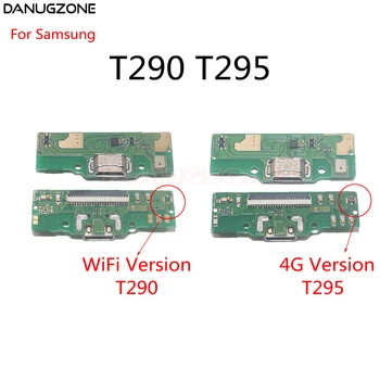 10PCS/Daudz Par Samsung Galaxy Tab 8.0 2019 T290 T295 USB Uzlādes Doks Ostā Ligzda Jack Savienotājs Maksas Valdes Flex Kabelis