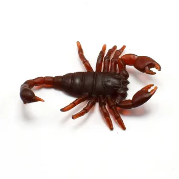 10Pcs/daudz Spilgti Plastmasas imitācijas scorpion modelis Palaidnība rotaļlietas Joking biedējošu Gags Praktisko Jokiem Rotaļlietas
