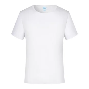 10pcs/daudz Sublimācijas Poliestera Vīriešu T krekls Ar Cooton Justies Par Advertsing/Dāvanas