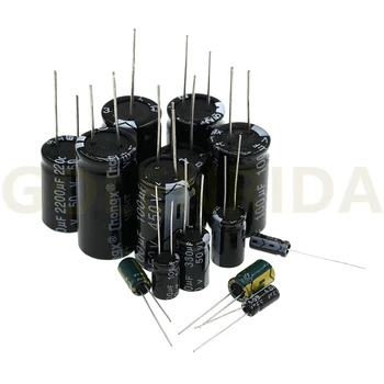 10PCS Elektrolītisko kondensatoru 63V470uF 13*21mm alumīnija elektrolītisko kondensators 470uf 63v