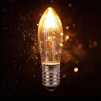 10pcs Retro Edison Spuldze E10 3w 8/12/14/16/23/34/48/55v Kvēlspuldzes Kvēldiega Konusveida Spuldzes Vintage Edison Lampas#y4