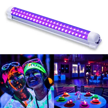 10W Disco gaismas UV LED Blacklight Integrētu Mēģeni UV Konservēšanas Lampas LED ultravioletās Gaismas Caurule Blacklight Puse Ķermeņa Krāsas