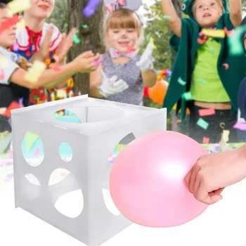 11 Caurumiem Balonu Šablonu Regulētājs Mērīšanas Rūtiņu Laukumā Balonu Mērījumu Lodziņš, Dzimšanas Dienas Svinības, Kāzu Dekori Svarīgs Instruments