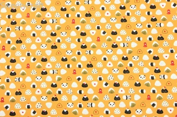 110x45cm Plānas Kokvilnas Audums Ar Pusi Pagalmā Panda Drukātas DIY Šūšanas Raibs Baby Doll Kleita Galda Auduma Maisiņu Mājas Apdare