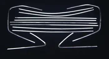12 Gab Nerūsējošā Tērauda Logu Apdare Vāka Ārpuse Ķermeņa Rotājums Volkswagen Touran L 2016 Chrome Auto-Stils