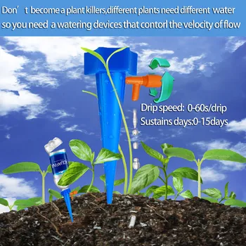 12PCs Dārza Augu Ūdens Padeves Automātiskās Laistīšanas Nagu Sistēma Regulējams Ūdens Plūsmas Pilienveida Apūdeņošanas Laistīšanas Iekārtas