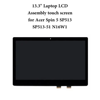 13.3 collu Klēpjdatoru LCD Montāža touch ekrāns Acer Spin 5 SP513 SP513-51 N16W1 LM133LF1L02 LM133LF1L01 LM133LF1L eDP 30 Pins 1080P