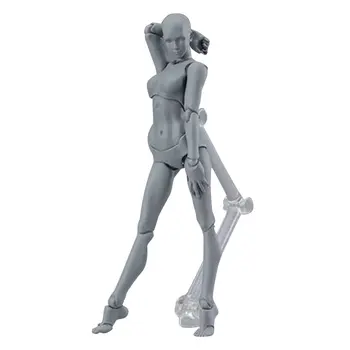 13cm Rīcības Attēls Rotaļlietas Mākslinieks Kustamo Vīrietis Sieviete Kopīgas attēls PVC Ķermeņa Skaitļi Modelis Manekena Mākslas Skiču Izdarīt Statuetes