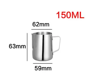150ml/250ml Nerūsējošā Tērauda Piena Putošanas Krūzi Marķējumi, Piena Krūze Kafijas Piena Putotāju un Latte Maker Kafijas rīki