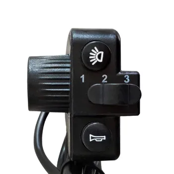 165cm 3 1 E-Bike Ūdensizturīgs Ieslēdziet Elektrisko Velosipēdu, Motorolleru Gaismas Lukturu Skaļrunis Taures Poga Ātruma regulēšanas Slēdzis
