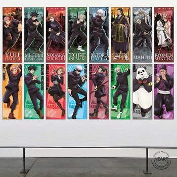 16designs Jujutsu Kaisen Anime Plakātu Manga Kolekcija Raksturs Yuji Gojo Audekla Sienas Anime Krāsošana