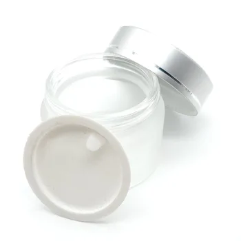 18pcs Mini Stikla Tukšs Cream Jar 10g 20g 30g 50g Kosmētikas Ceļojumu Krēms, Lūpu Balzams, Losjons Pudeli Uzpildāmas Kosmētikas Konteineru
