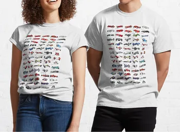1950_2019 Formula 1 čempionāta uzvarētāji Karstā Pārdošanas Klauns T Krekls Vīriešiem/sievietēm Iespiesti Terora Modes T-krekli