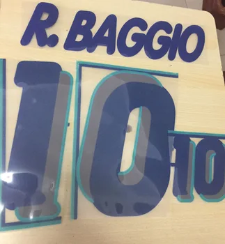 1994 Itālija #10 Baggio Nameset Samta Jutos Baggio Nameset Drukāšana