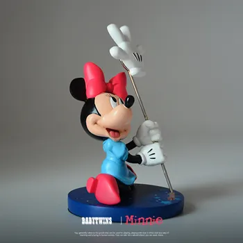 1GB 14cm DIsney Minnie mouse foto klipu rotājumu modelis cute karikatūra lelle kancelejas preces rotājumu kolekcija